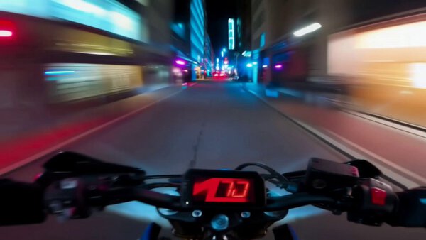 POV Superbike Night City Chase