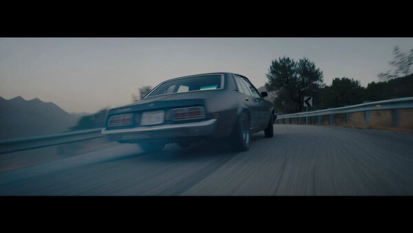 Getaway Driver Drifting Mountain Road