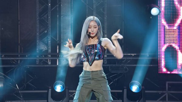 K-Pop Dancer Concert Performance