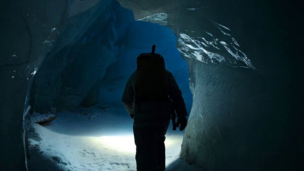 Lone Explorer Arctic Ice Cave Horror