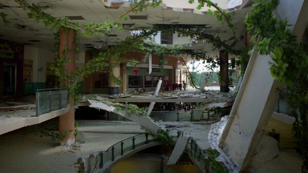 Decaying Mall Ceiling Collapse