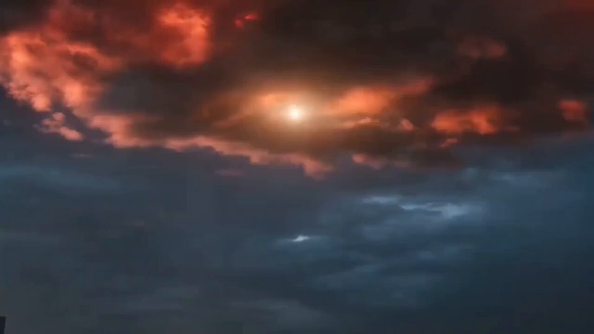 Cinematic Apocalyptic Disaster Scene