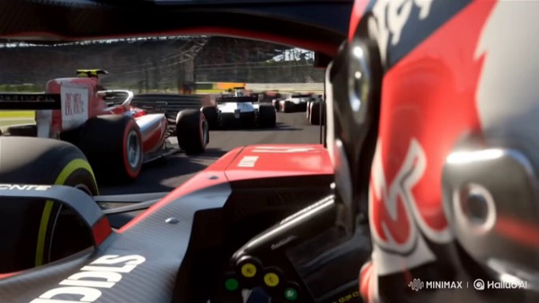 Formula 1 First-Person Racing Crash Animation