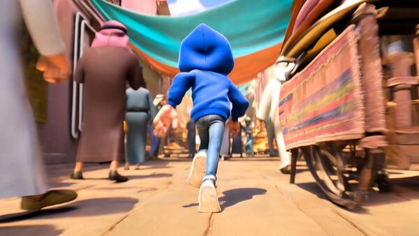 Pixar Hero Chase in Moroccan Souk