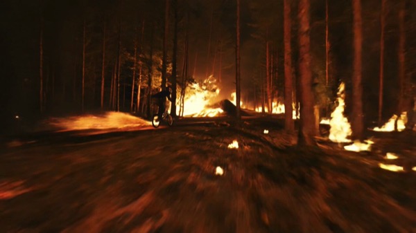BMX Fire Forest