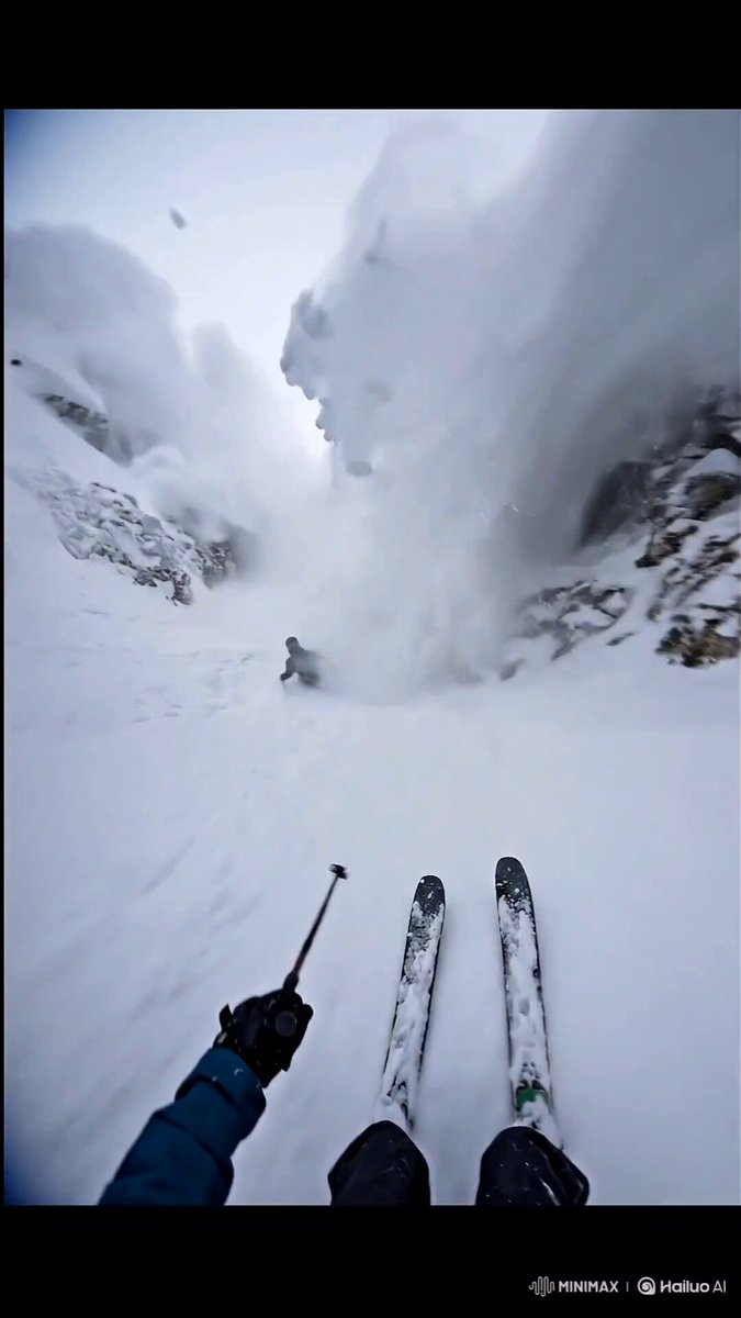 Ski Descent POV