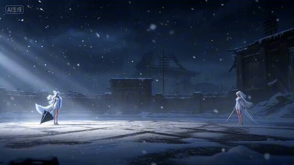 Wuxia Sword vs Umbrella Duel