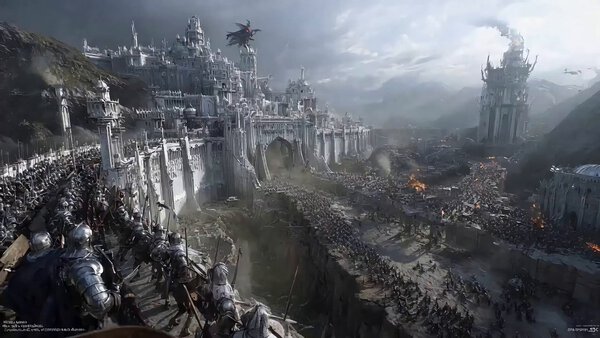 Epic Gothic City Under Siege