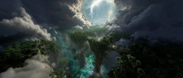 Cinematic Giant Ship Flight