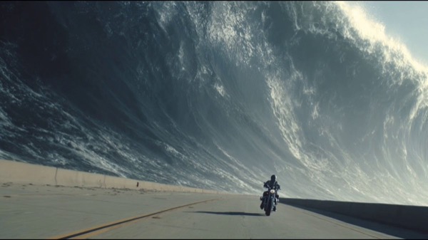 Rider Coastal Highway Chase