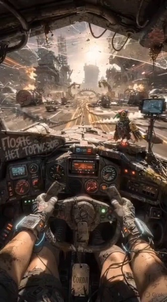 Post-Apocalyptic Chase Explosion