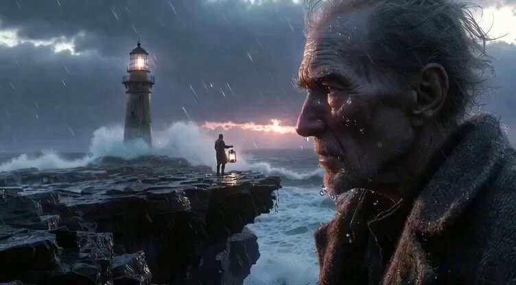 Elderly Lighthouse Keeper Poetry