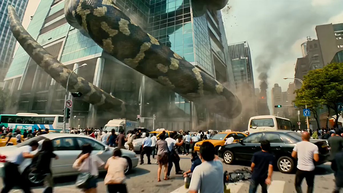 Giant Snake vs Taipei 101 - Hyper Realistic Disaster