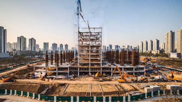 Seoul Construction Timelapse