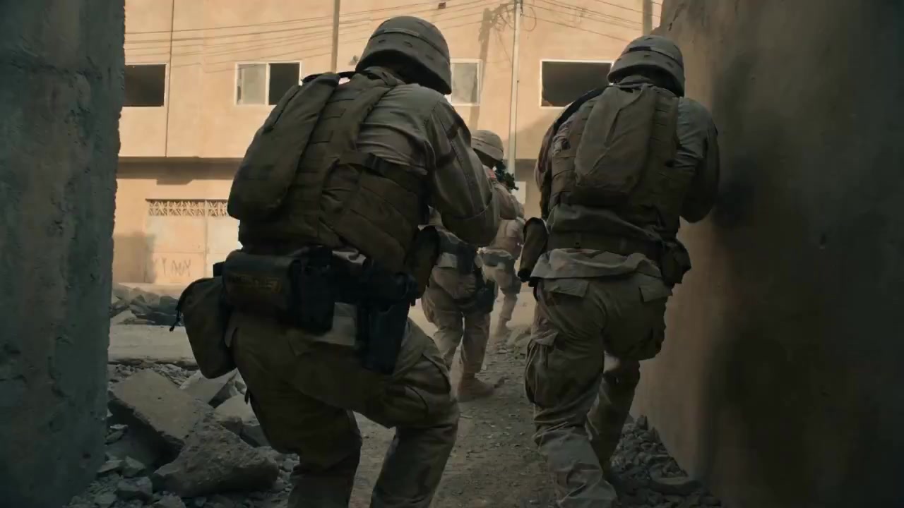 War Documentary Style Scene