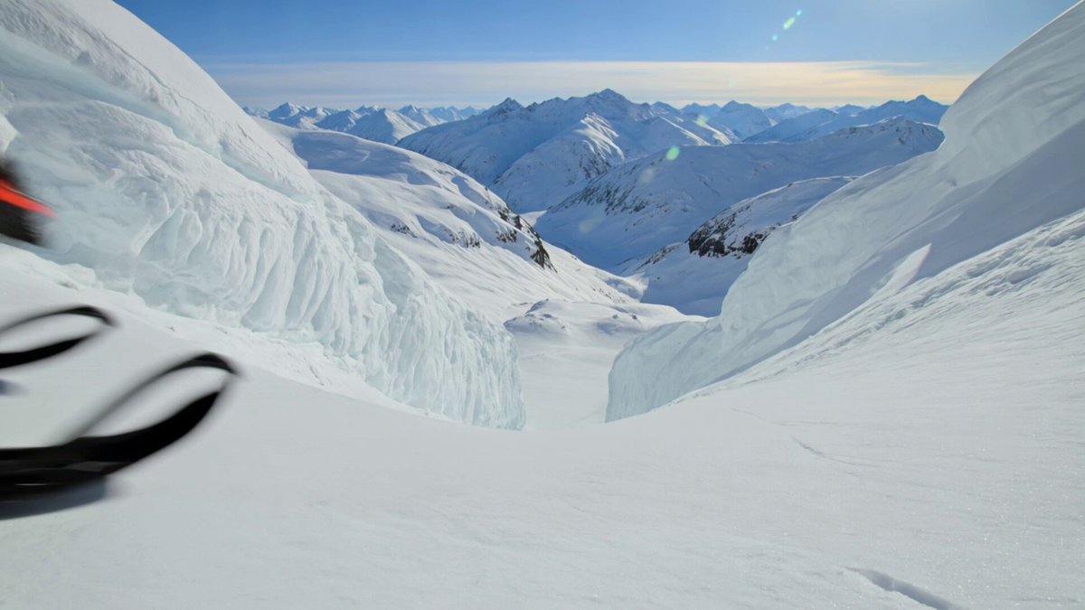 Alaskan Snowmobile Couloir