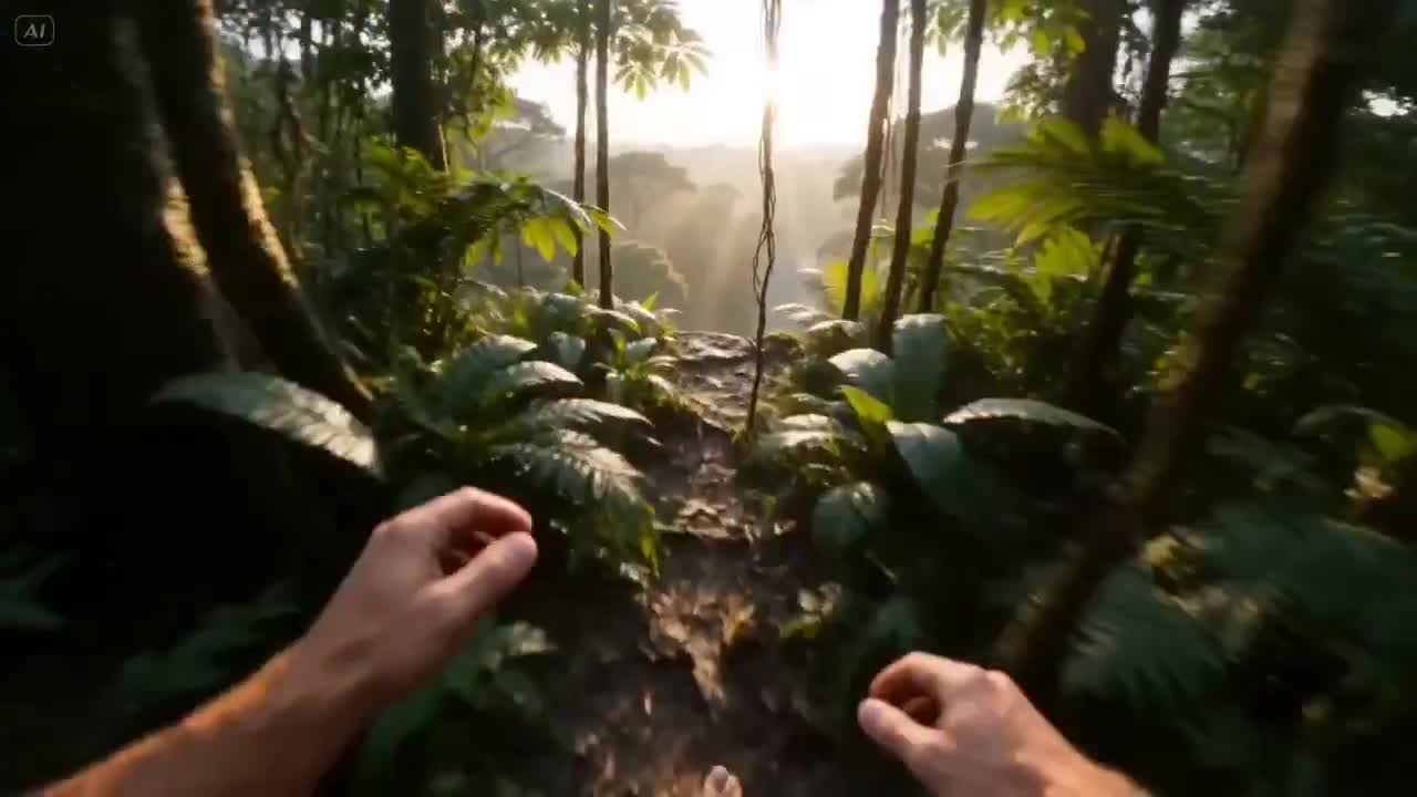 POV Jungle Parkour Extreme Speed