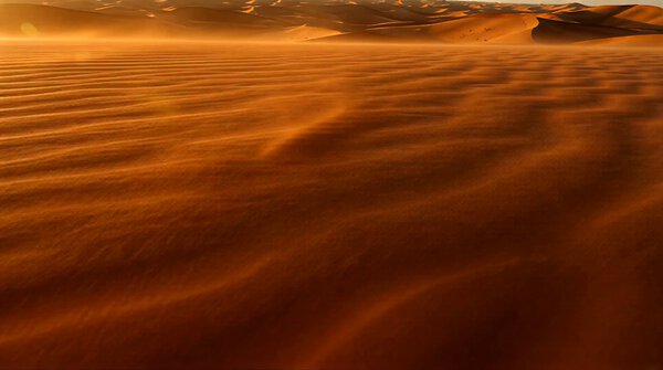 Desert Sunrise Motobike