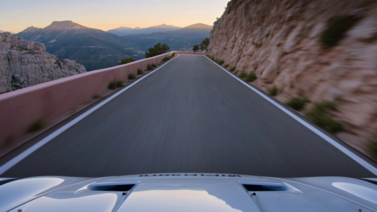 Corsican Rally Car Dusk