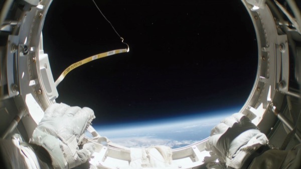 POV Astronaut Zero Gravity