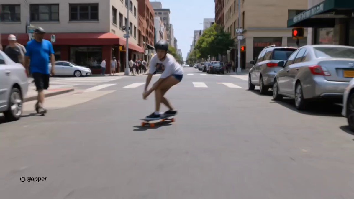 Girl Skating Urban Street
