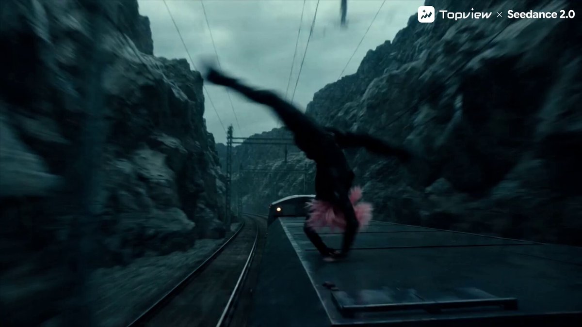 Train Fight Action Scene