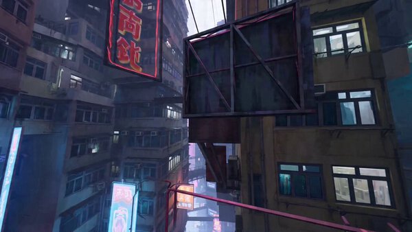 POV Neon City Parkour