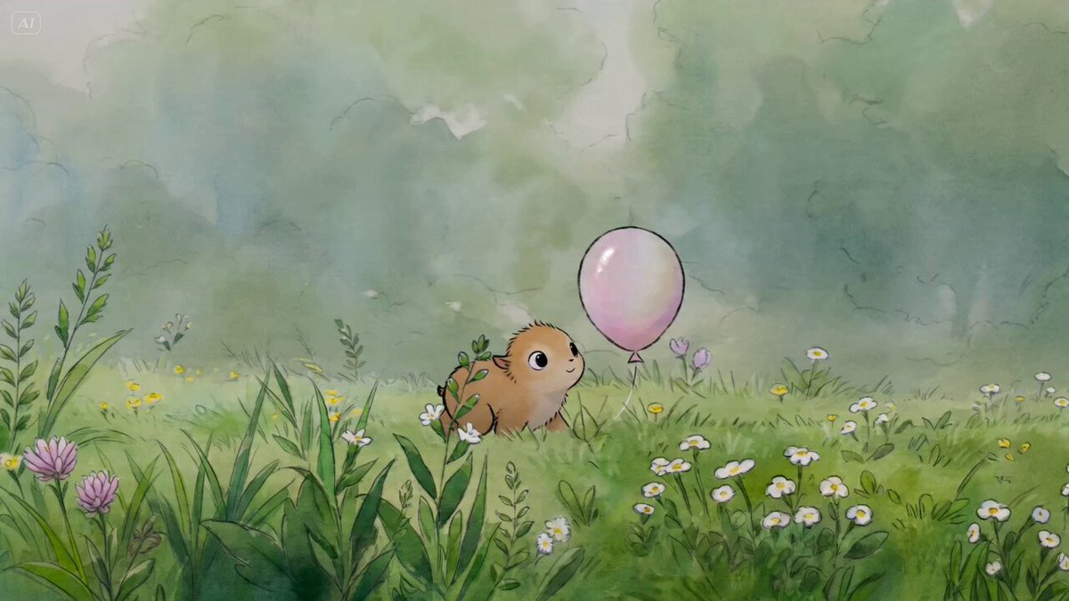 Watercolor Children Story With Animals