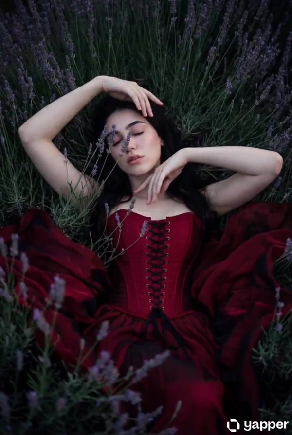 Lavender Field Portrait