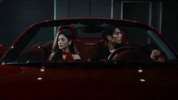 Asian Couple Night Drive