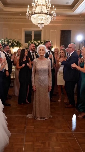 Wedding Grandma Dance Moment