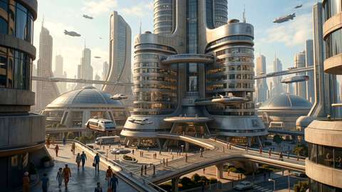 Futuristic City Intro