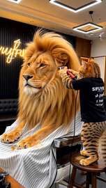 Lion Barbershop Makeover