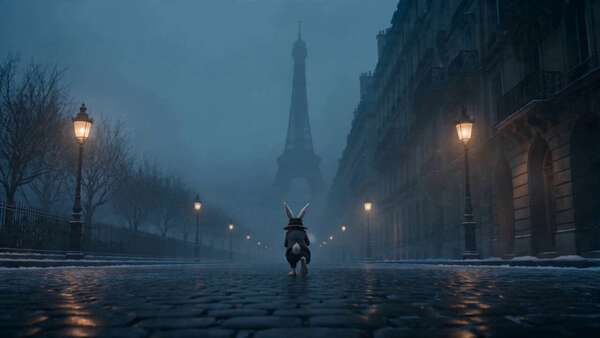 Easter Bunny Cat Love