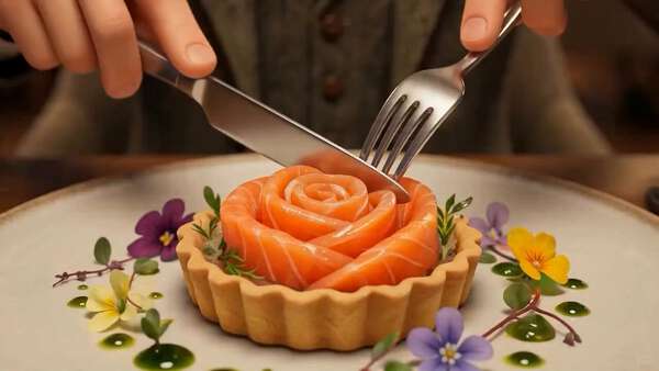 Salmon Underwater Journey