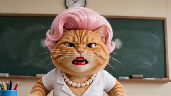 Cat Teacher ADHD