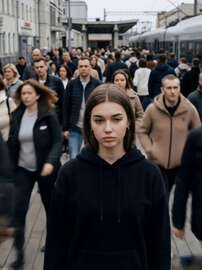 Urban Train Portrait