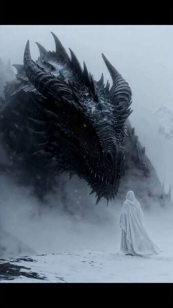 Epic Fantasy Dragon Mountain