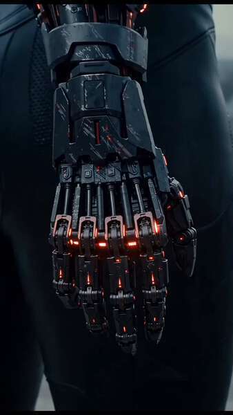 Cyberpunk Cyborg Warrior Launch