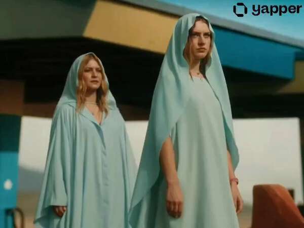 Fashion Cloak Tracking Shot