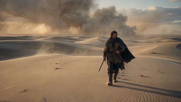 Desert Warrior Sunset
