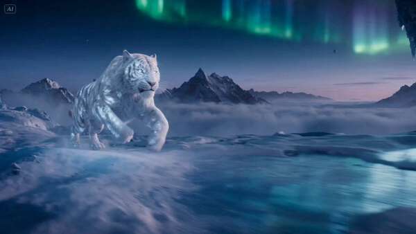 Glacial Tiger Dragon Battle