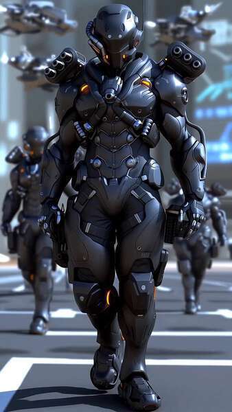 TITAN V Cyborg Soldier