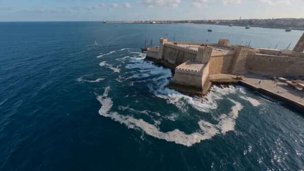 FPV Racing Through Ancient Alexandria Harbor