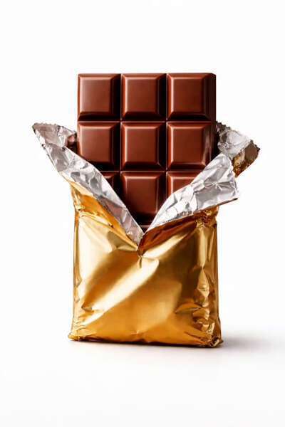 Chocolate Bar Exploded Infographic