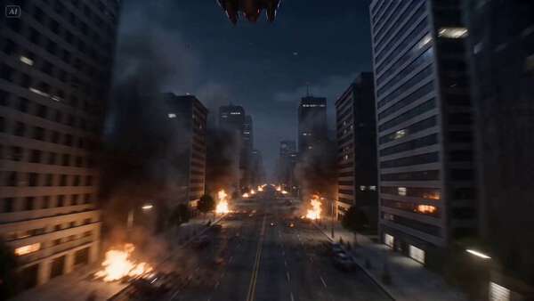 Alien Attack FPV City Chase