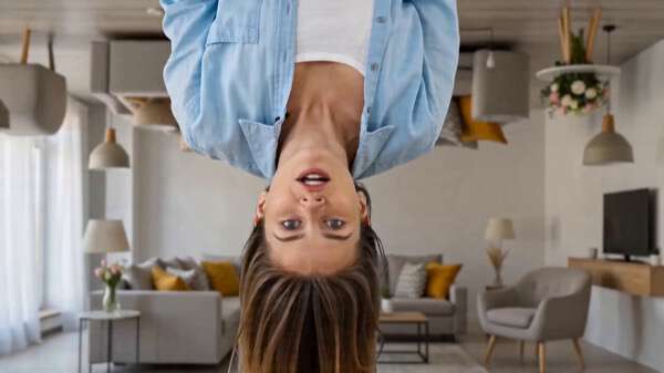 Upside Down Gravity Illusion