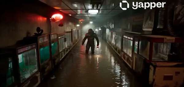 Cyberpunk Horror Chase Sequence