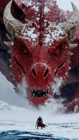 Red Dragon Warrior Arctic Encounter