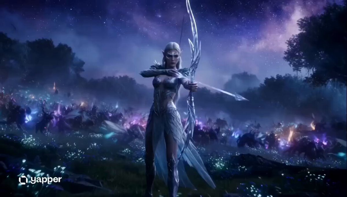 Elf Arrow Creates Crystal Bridge